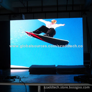 LED Video Wall Screen, Frame Made of Black Powder Coating Steel